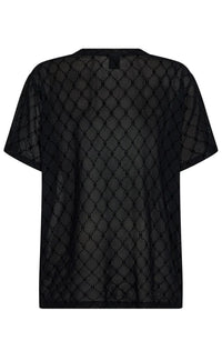 HTD Logo Mesh Tee, Sort