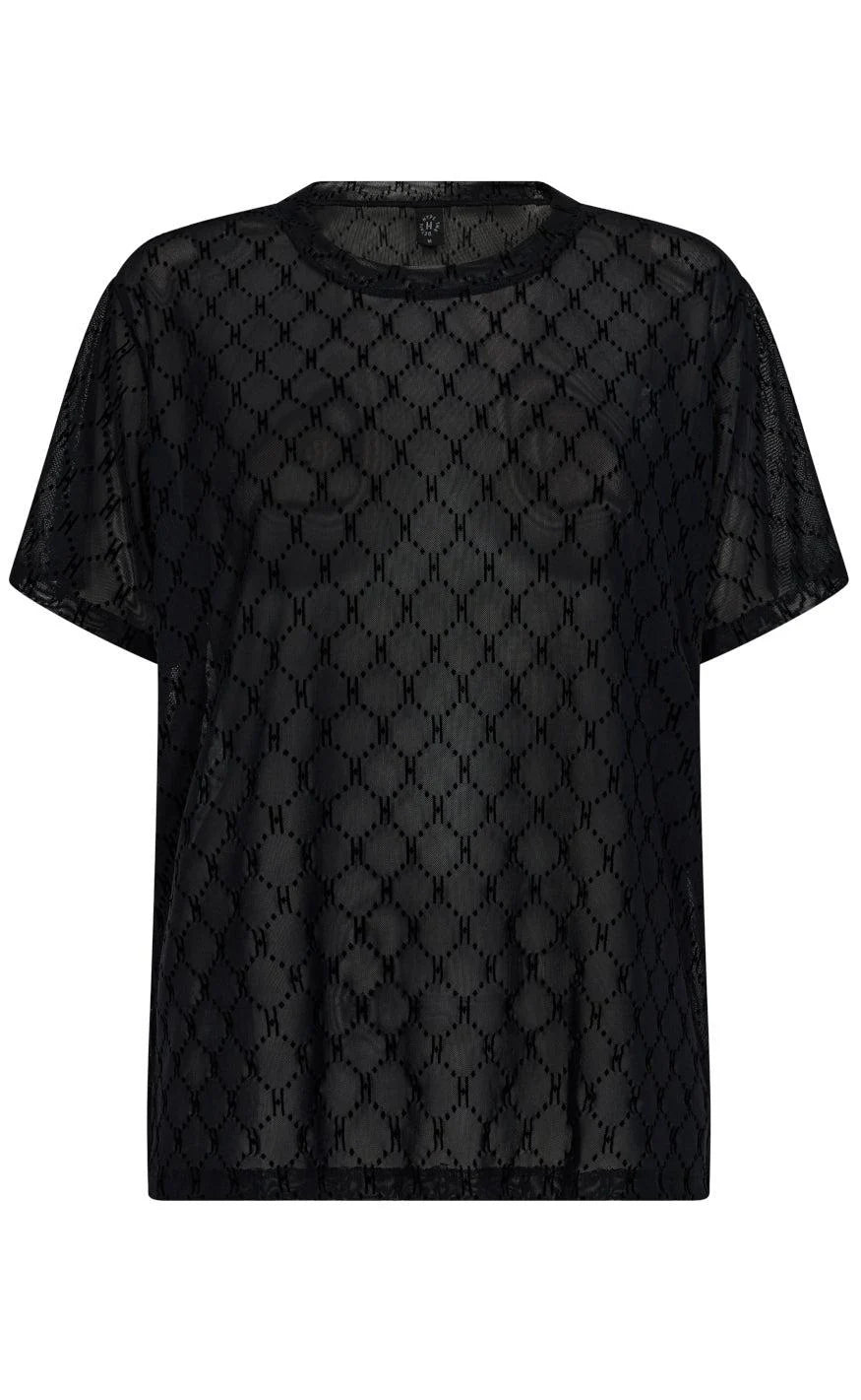 HTD Logo Mesh Tee, Sort