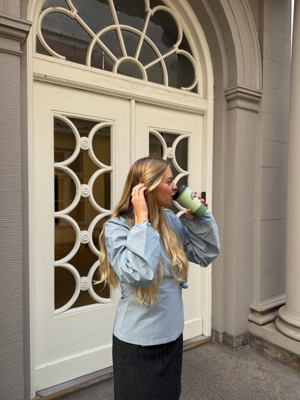 Arizona Nederdel, Dark Grey Melange