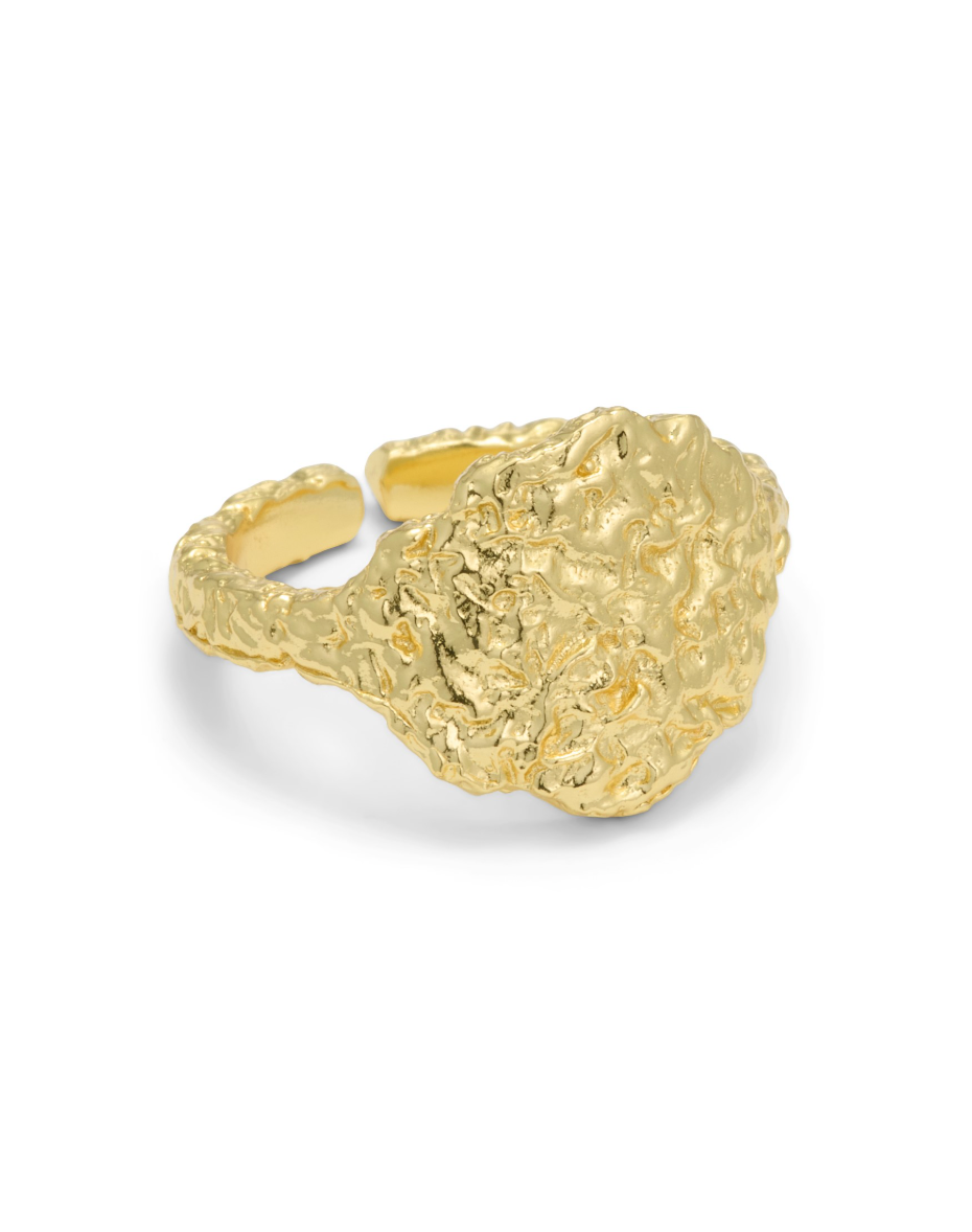 Signet Ring, Guldbelagt