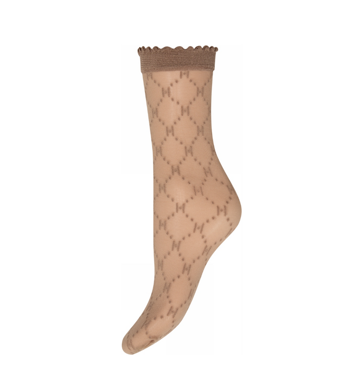 HTD Logo Strømper, Beige