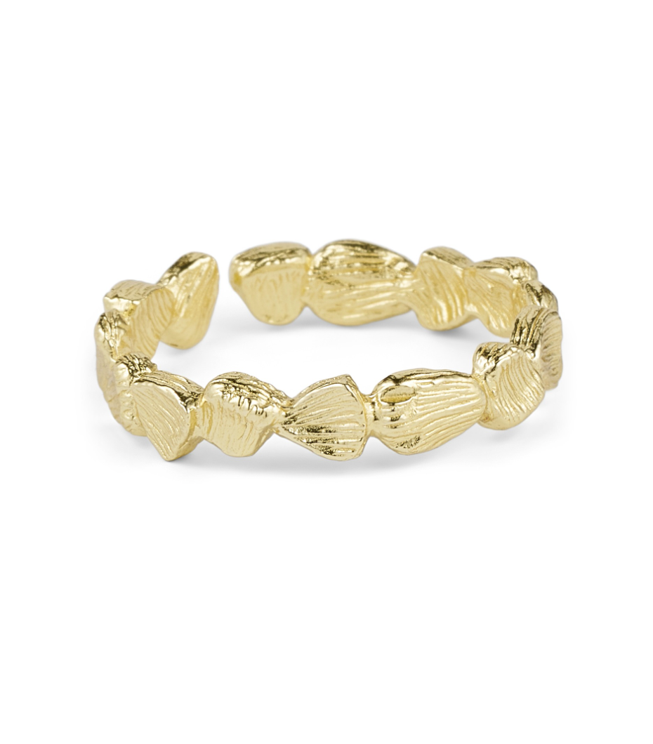 Gretha Ring, Guldbelagt