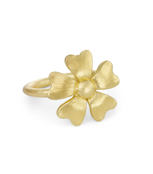 Poppy Ring, Guldbelagt