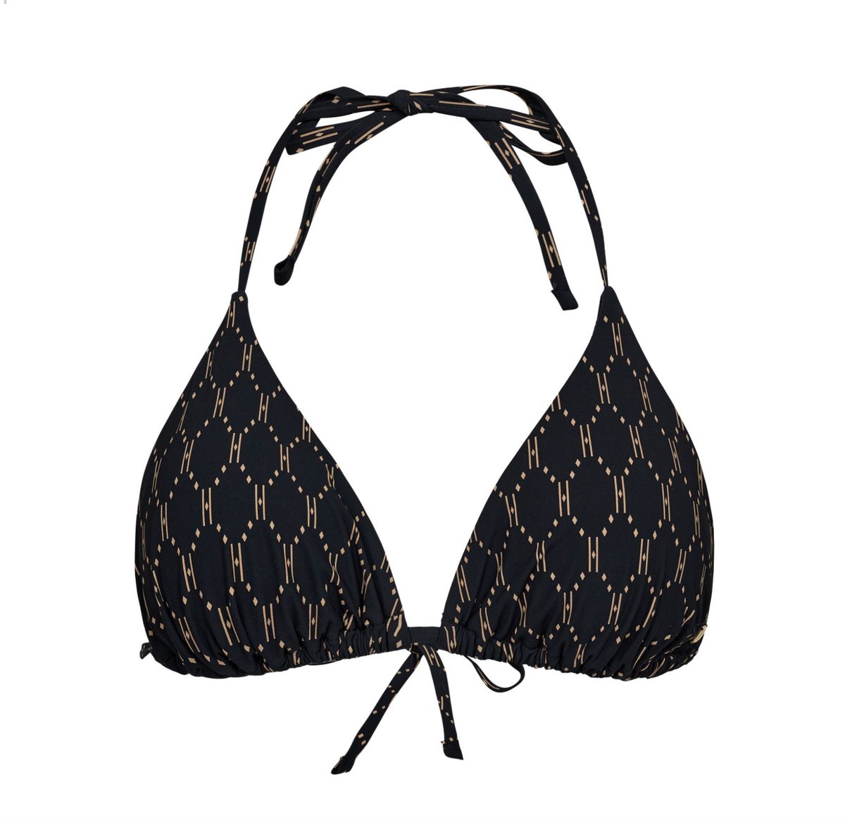 HTD Bikini Top Logo, Sort