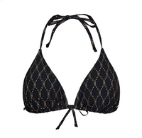 HTD Bikini Top Logo, Sort