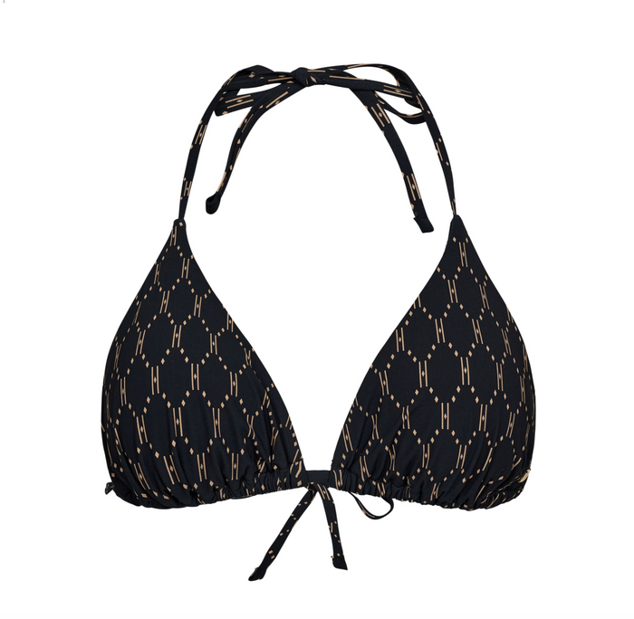 HTD Bikini Top Logo, Sort