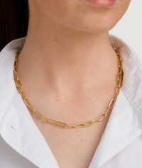 Lænke Halskæde, Guldbelagt