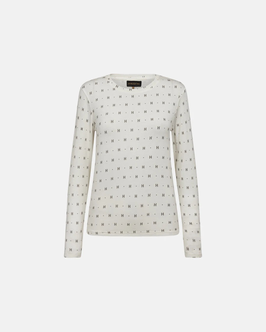 HTD Cashmere (blend) Bluse, Hvid