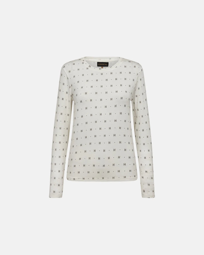 HTD Cashmere (blend) Bluse, Hvid