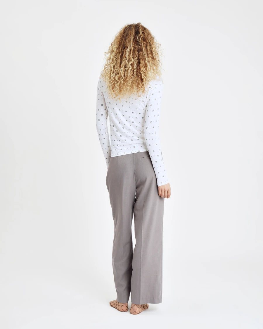 HTD Cashmere (blend) Bluse, Hvid