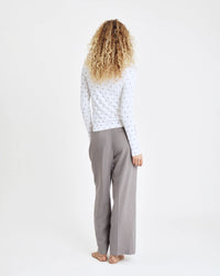 HTD Cashmere (blend) Bluse, Hvid