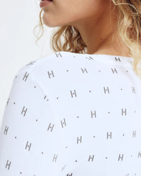 HTD Cashmere (blend) Bluse, Hvid
