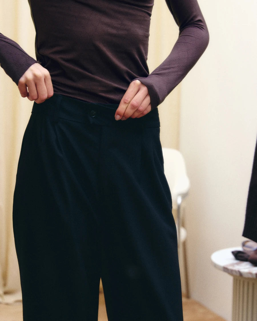 HTD Suit Pants, Sort