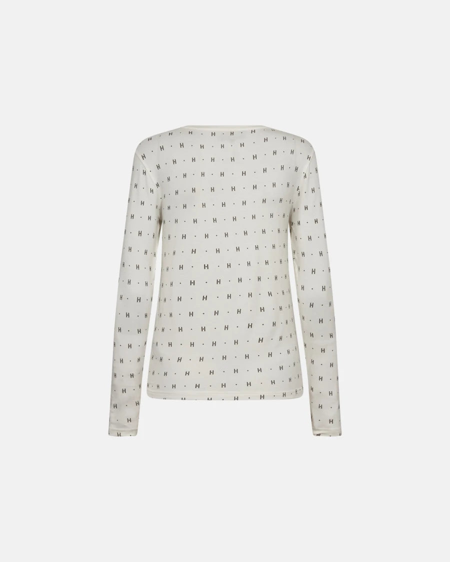 HTD Cashmere (blend) Bluse, Hvid