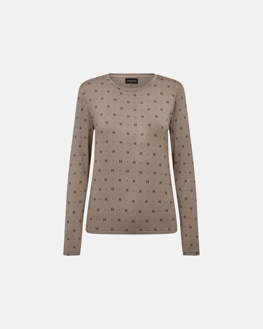 HTD Cashmere (blend) Bluse, Sand