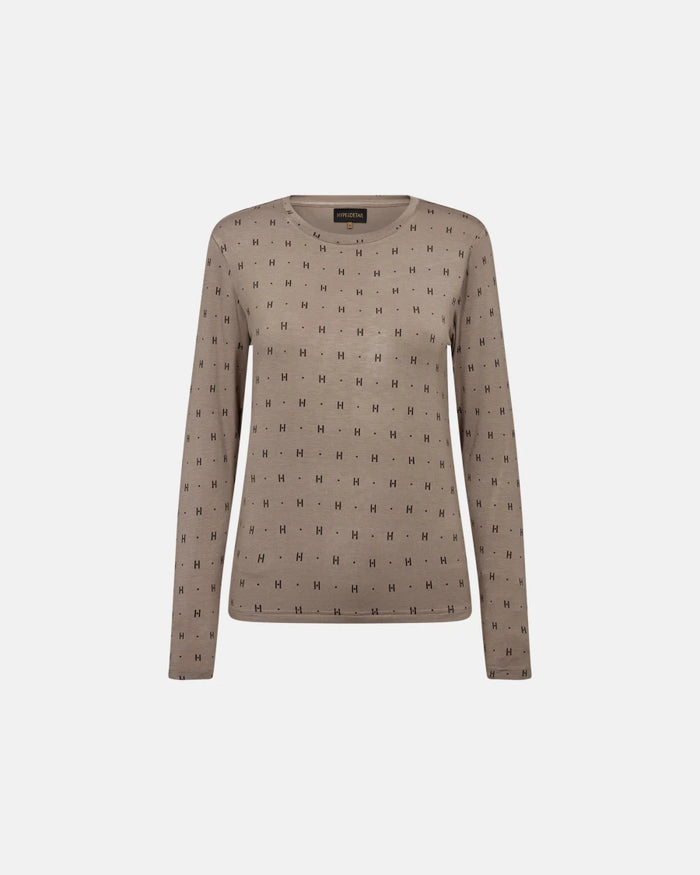 HTD Cashmere (blend) Bluse, Sand