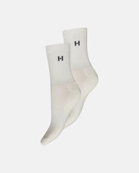 2-pak strømper, Hvid
