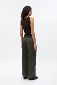 Volvi Top, Brun m. Broderi