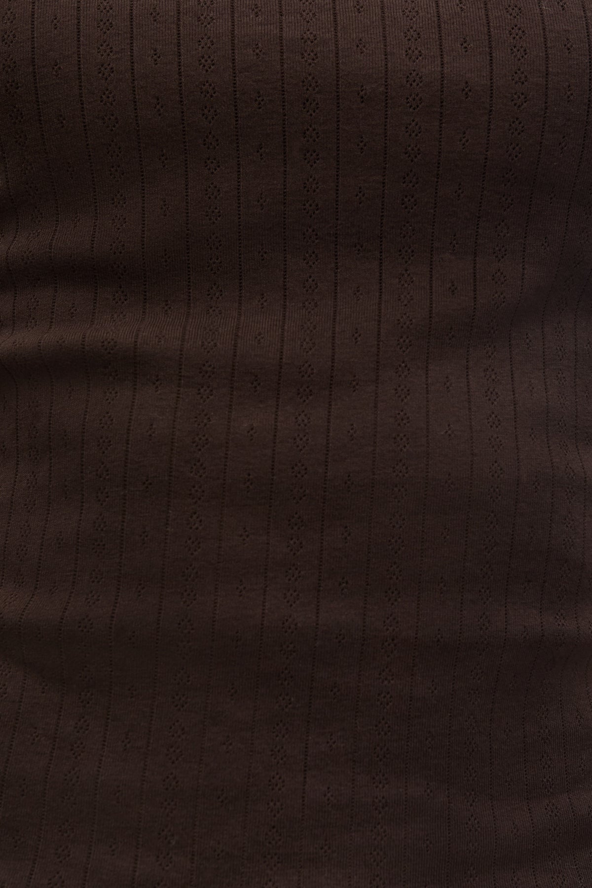 Volvi Top, Brun m. Broderi