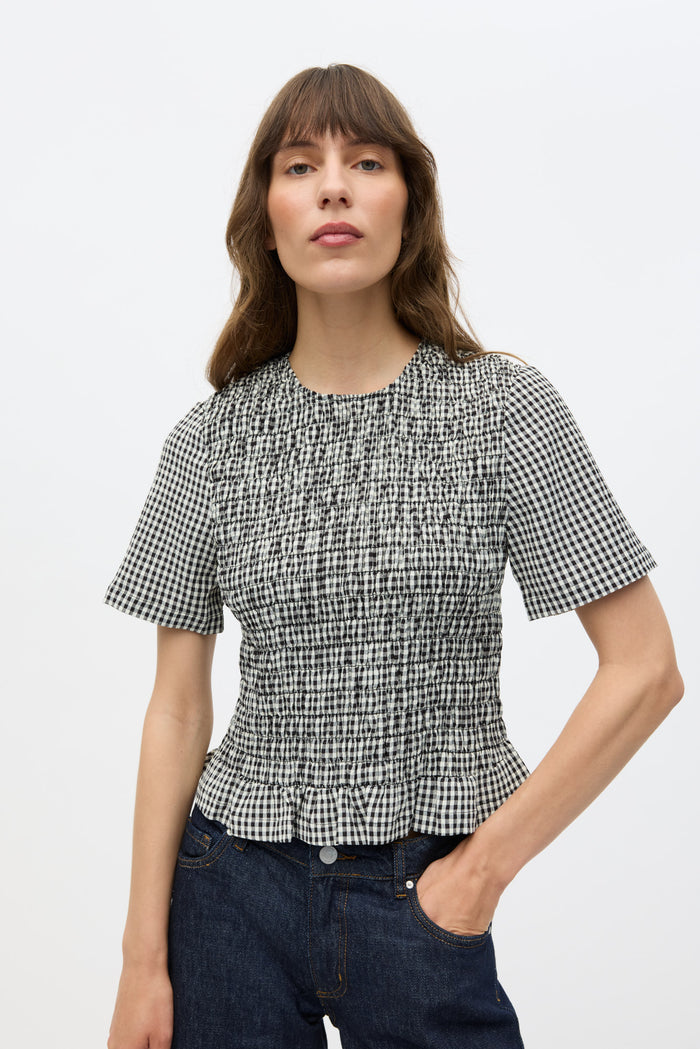 Yumi Top, Sort/Hvid