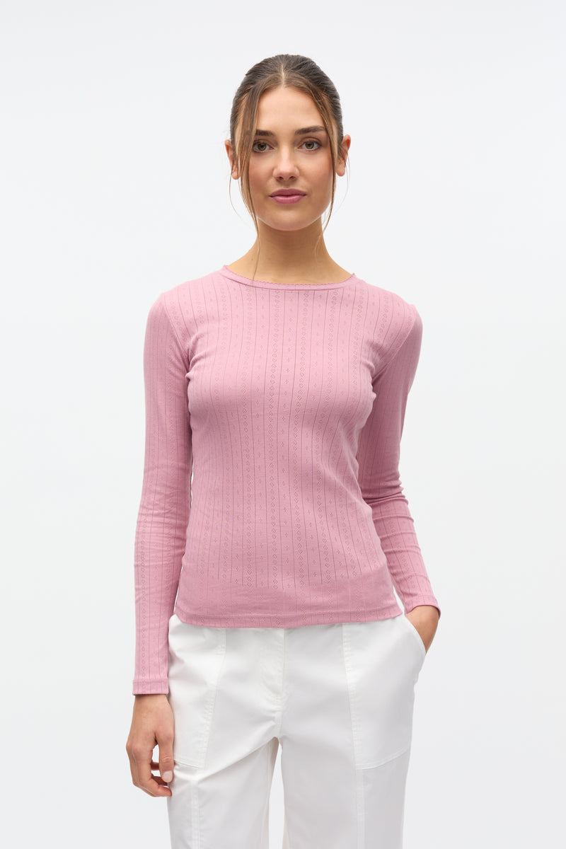 Volvi Langærmet, Lilas m. Broderi