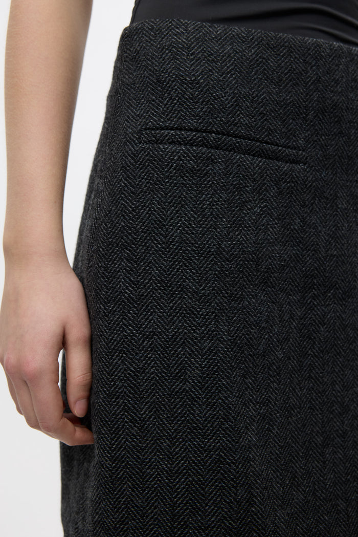 Arizona Nederdel, Dark Grey Melange