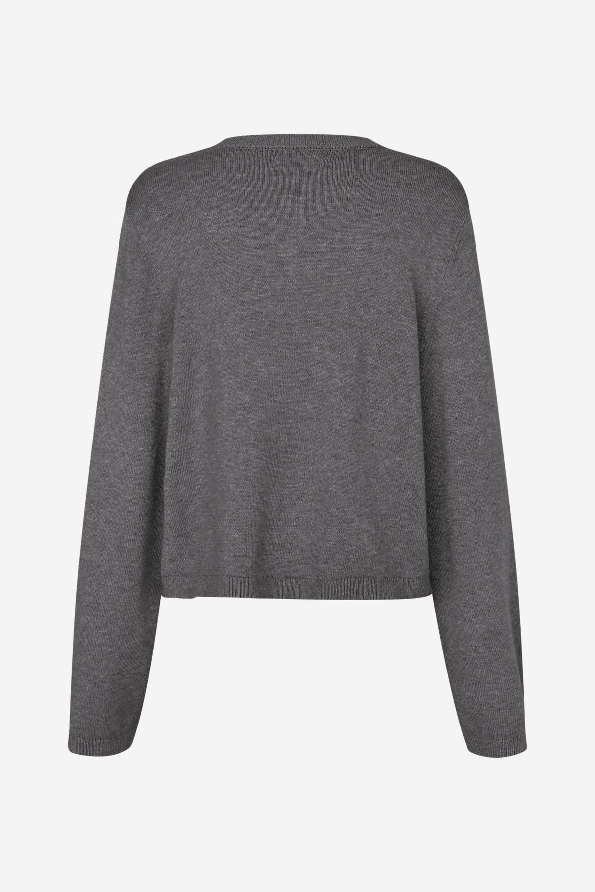 Jade Cardigan, Dark Grey Melange