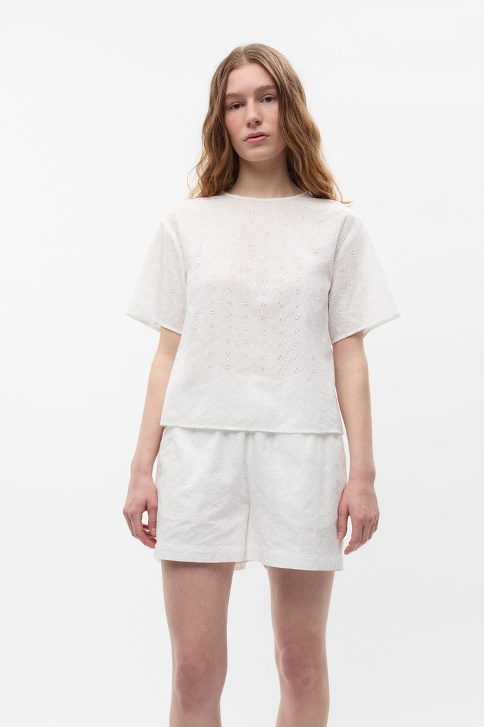 Elisa Bluse, Hvid
